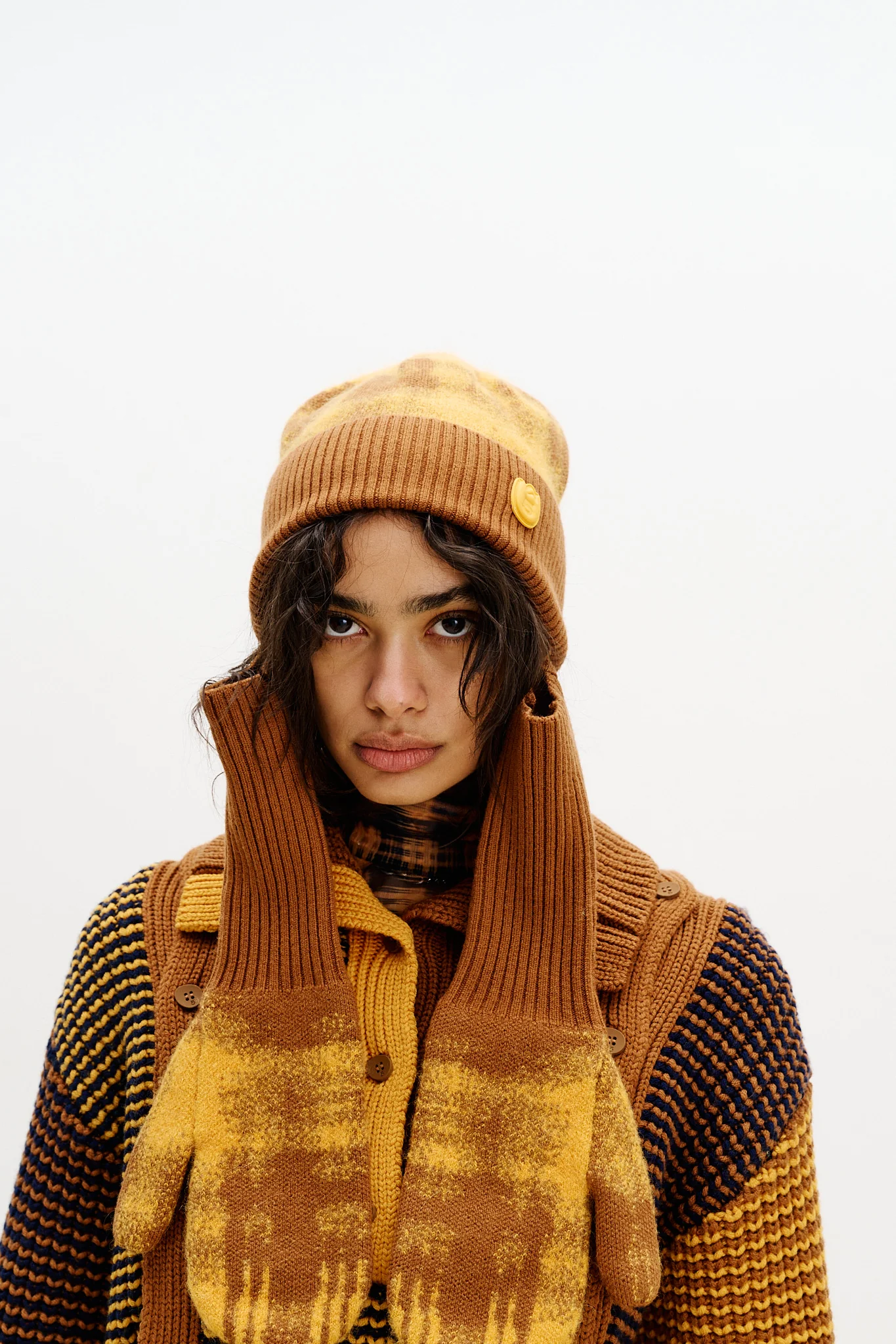 CLOVER MERINO WOOL GLOVES - Image 4