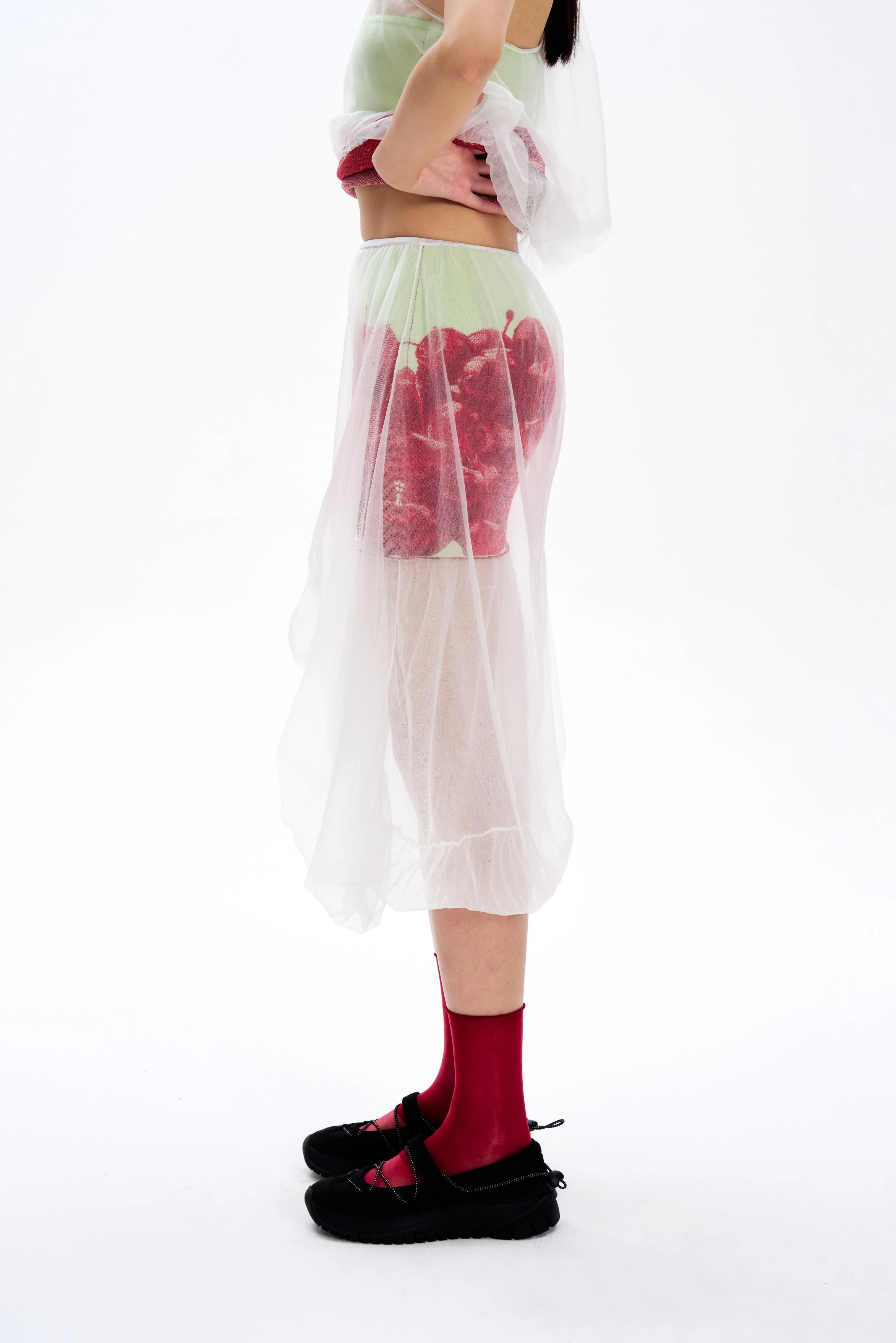 STELLA BAG-OF-CHERRY SKIRT - Image 4
