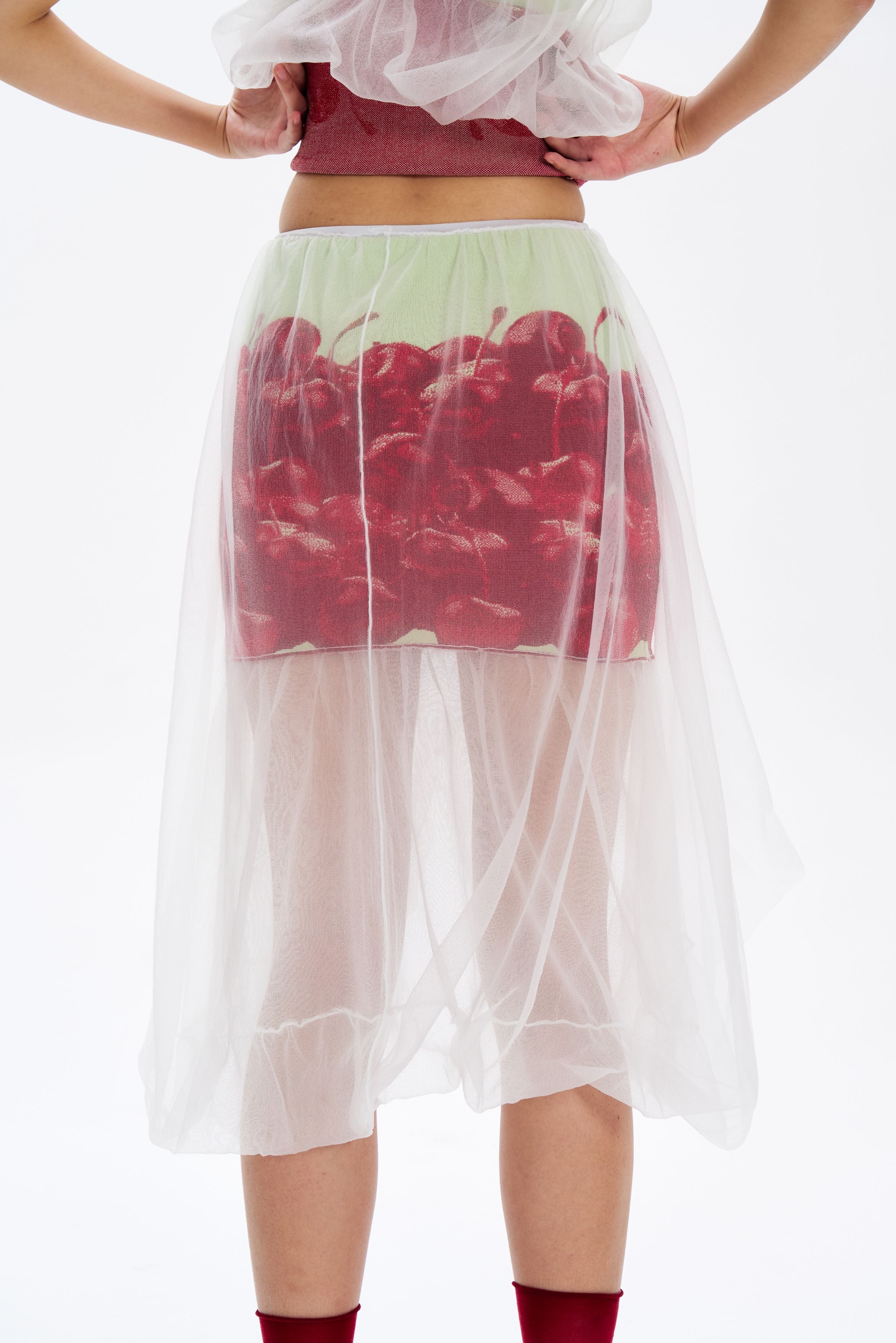 STELLA BAG-OF-CHERRY SKIRT - Image 5