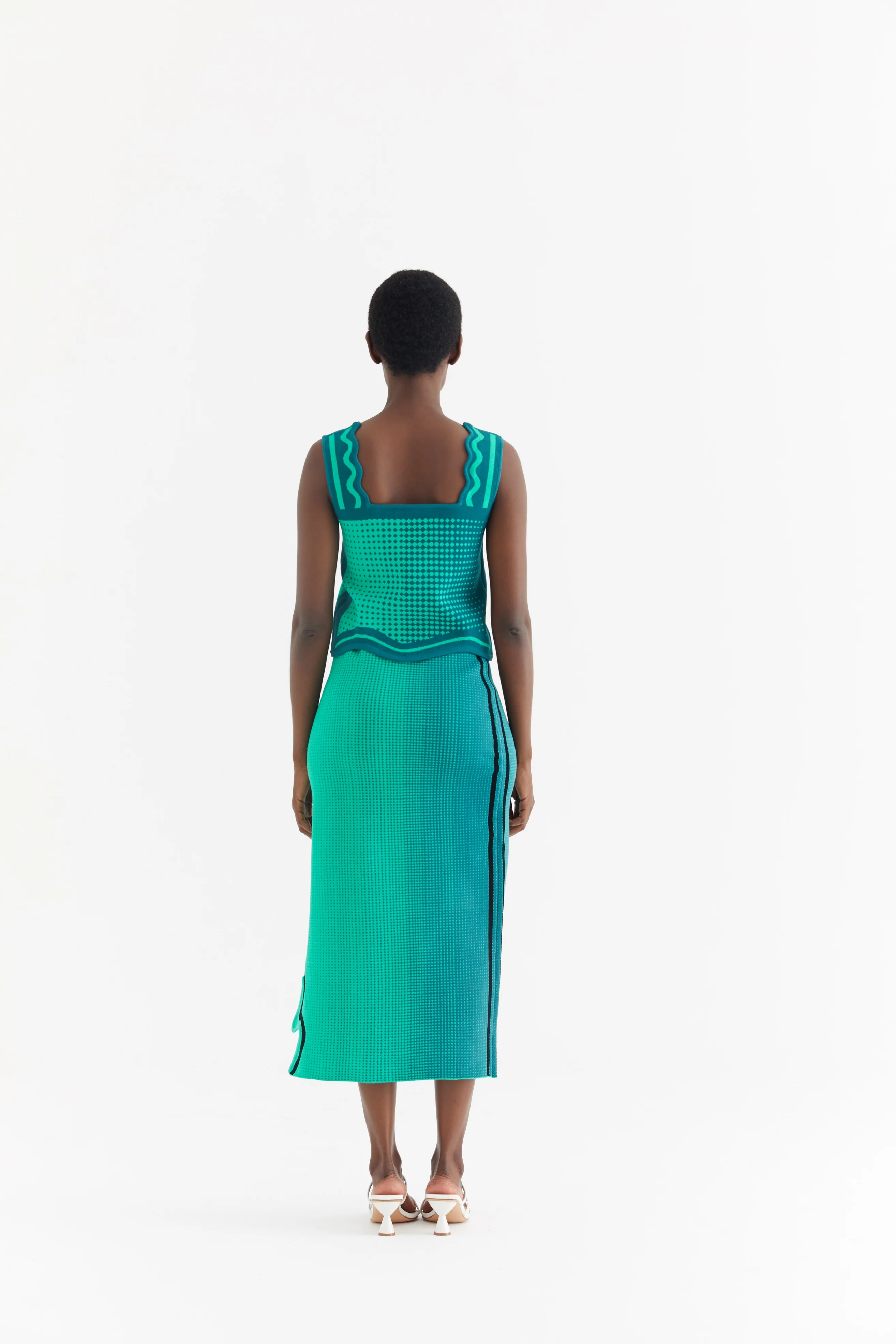 ZANE WAVY CROPPED TANK - Image 3